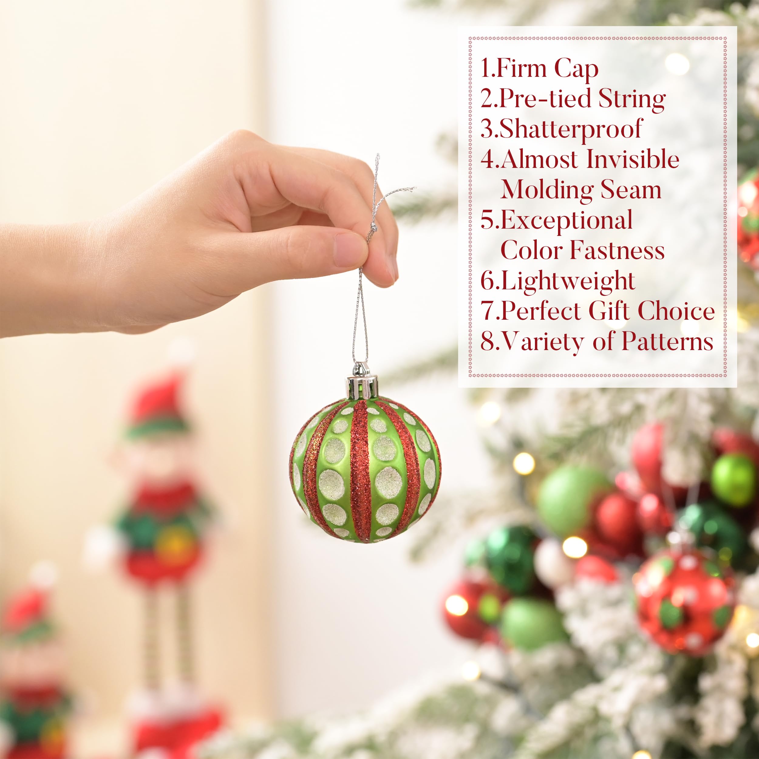 Valery Madelyn sturdy plastic cap and pre-tied string for easy hanging