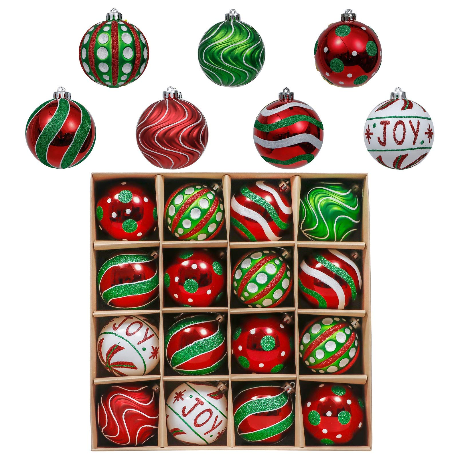 Valery Madelyn front packaging showing 16 ornaments and vibrant colors
