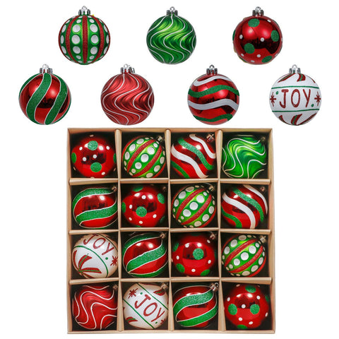 Valery Madelyn front packaging showing 16 ornaments and vibrant colors