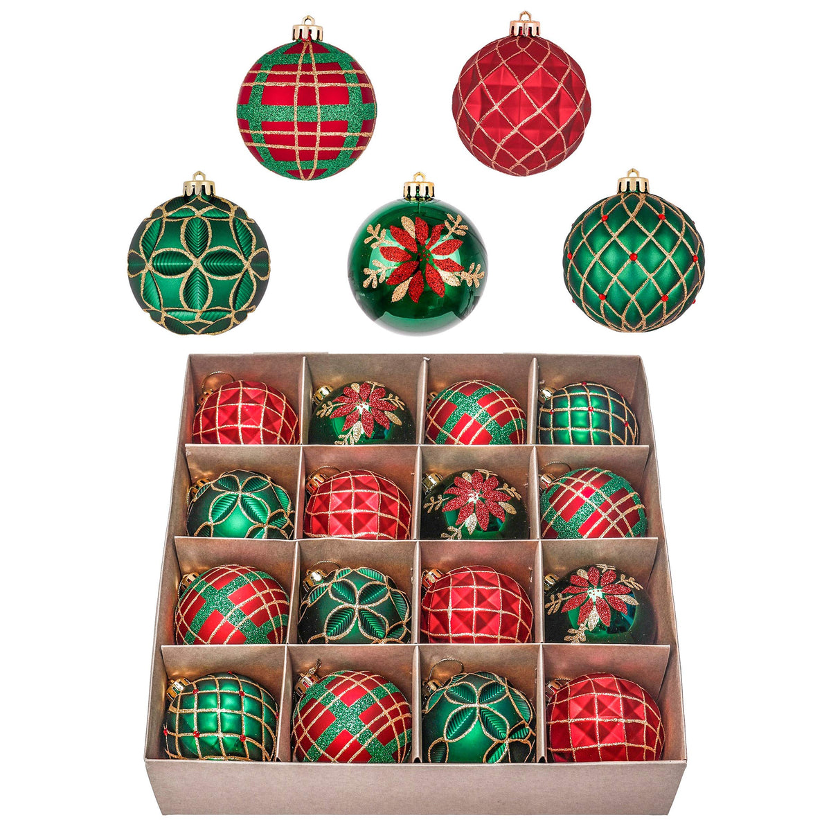Valery Madelyn front packaging showing full 16-piece set and festive colors