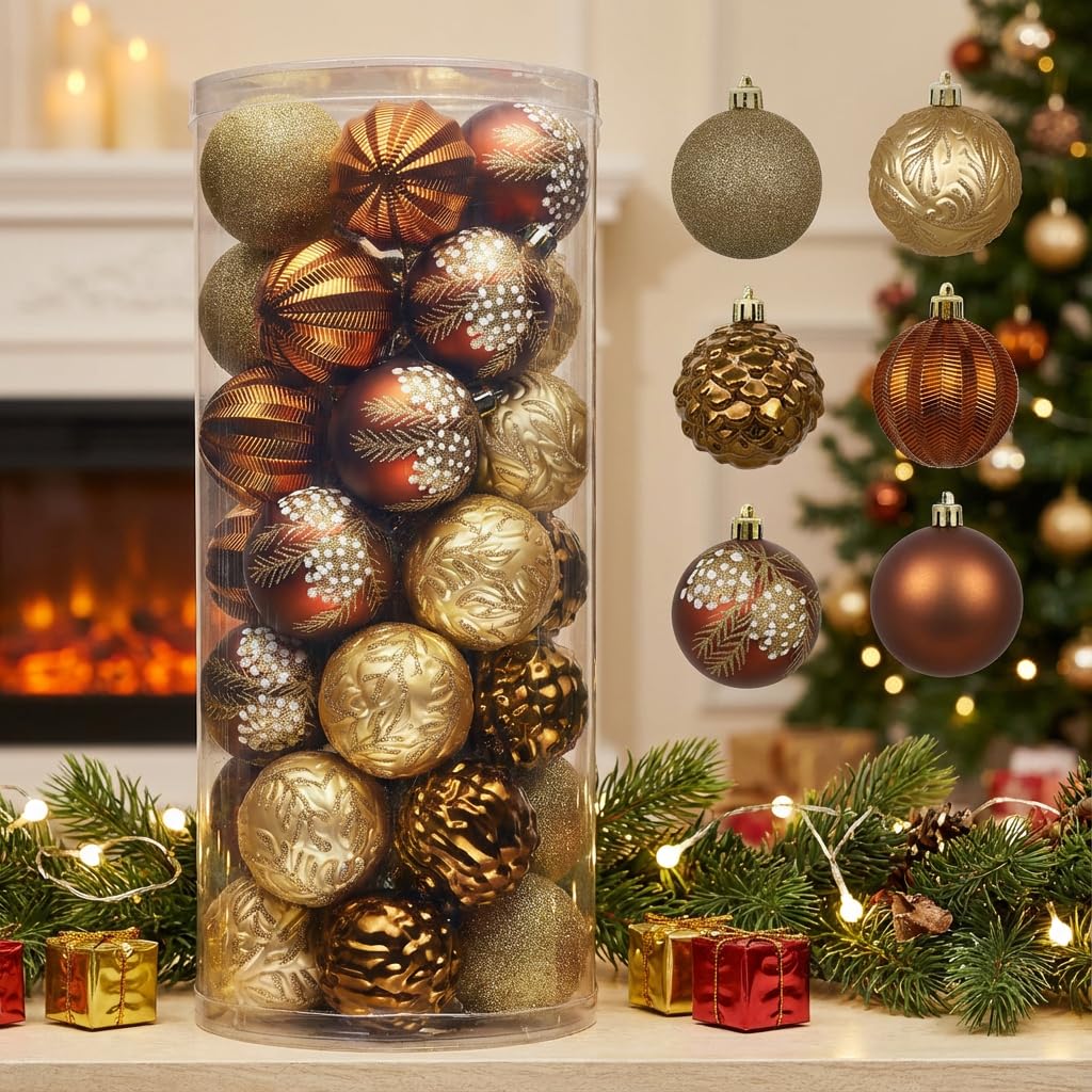 Valery Madelyn front packaging showing 35 ornaments and warm tones for easy gifting