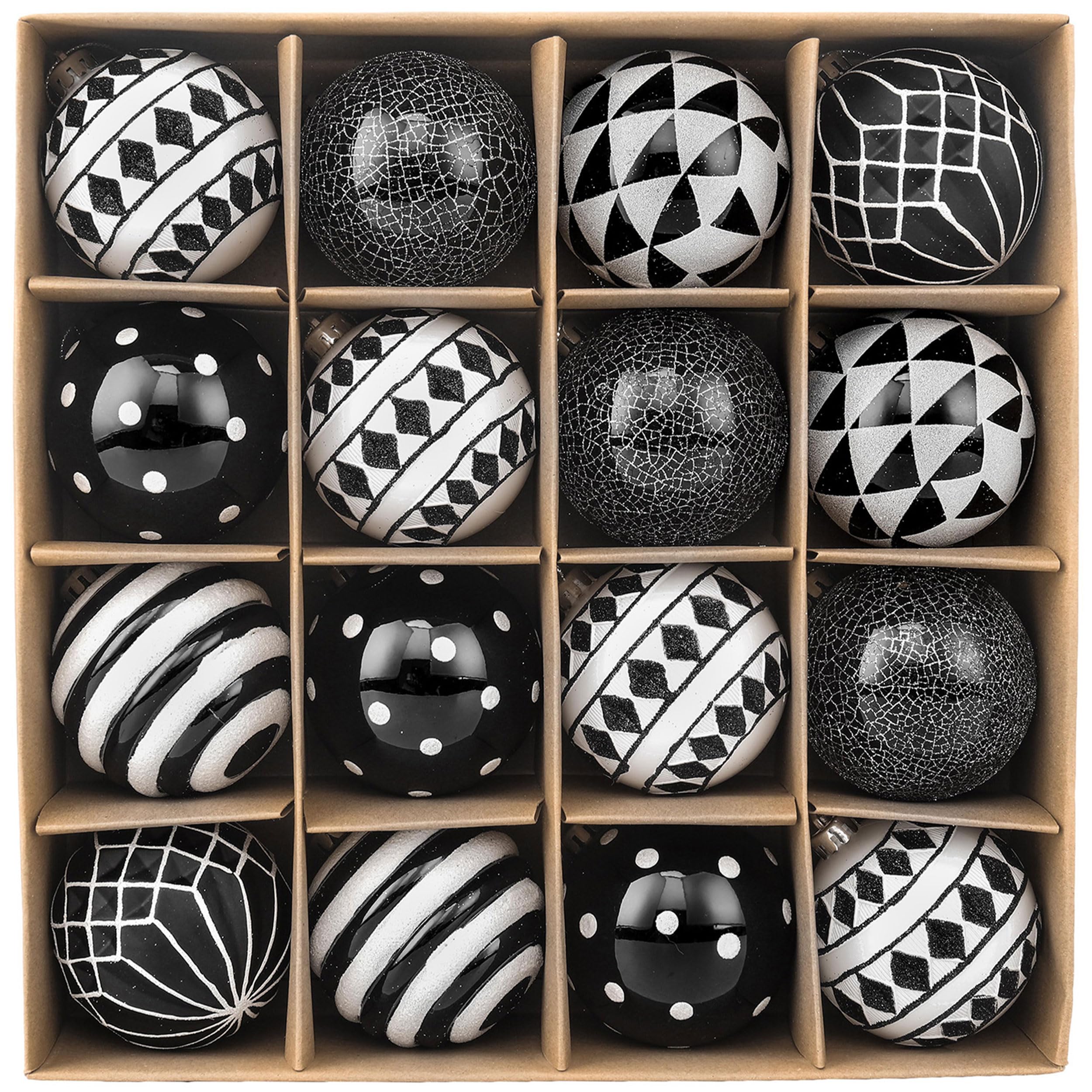 Valery Madelyn front packaging showing 16-piece set and modern black white look