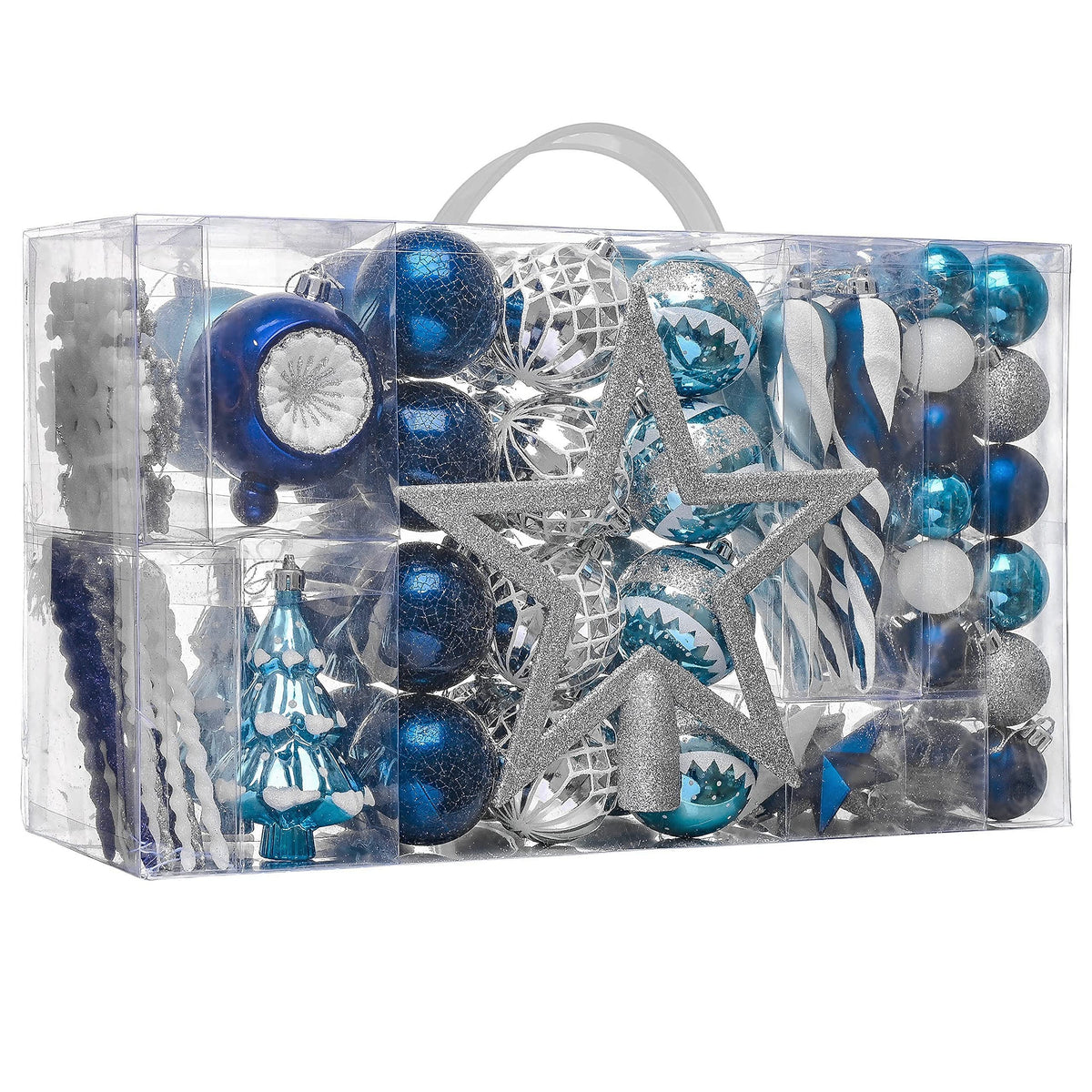 Valery Madelyn front packaging showing navy and silver set and benefits