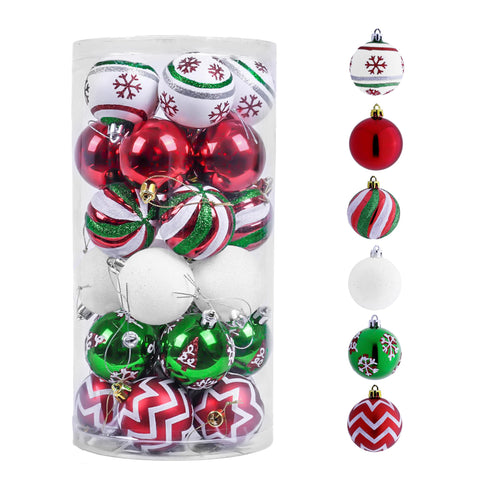 Valery Madelyn front view of ornament set packaging showing colors and quantity