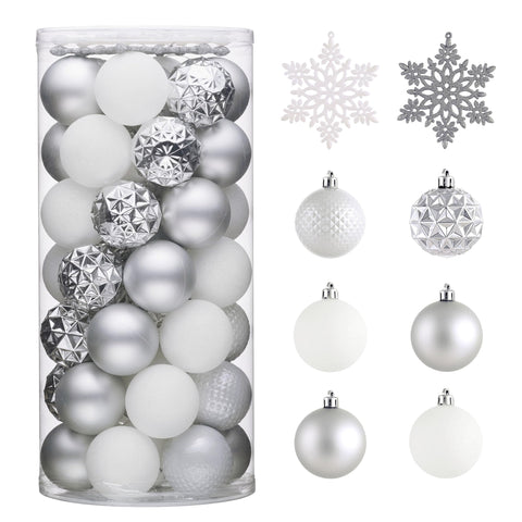 Valery Madelyn front packaging showing 50-count ornament set and color palette benefit