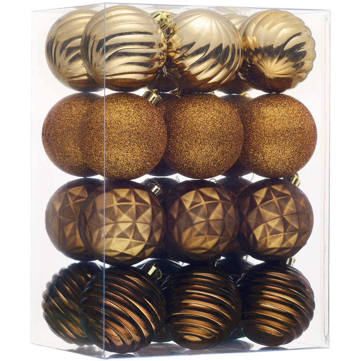 Valery Madelyn front view of 24-piece ornament set showing variety and convenience