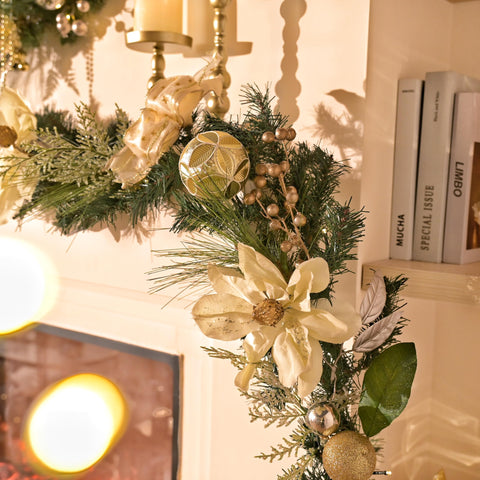 Valery Madelyn lights detail showing warm bulbs and inviting evening ambiance