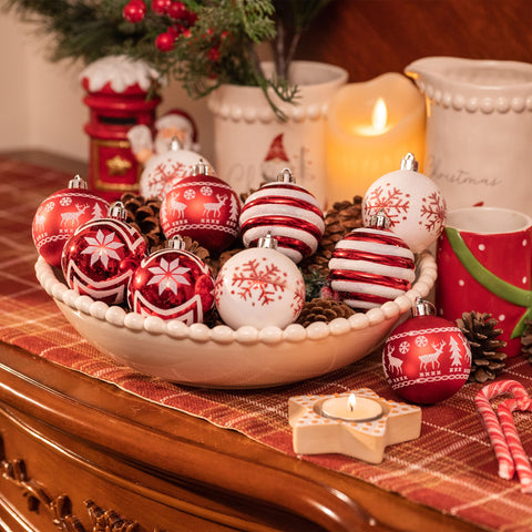 Valery Madelyn ornaments hanging on decorated tree creating cohesive traditional look