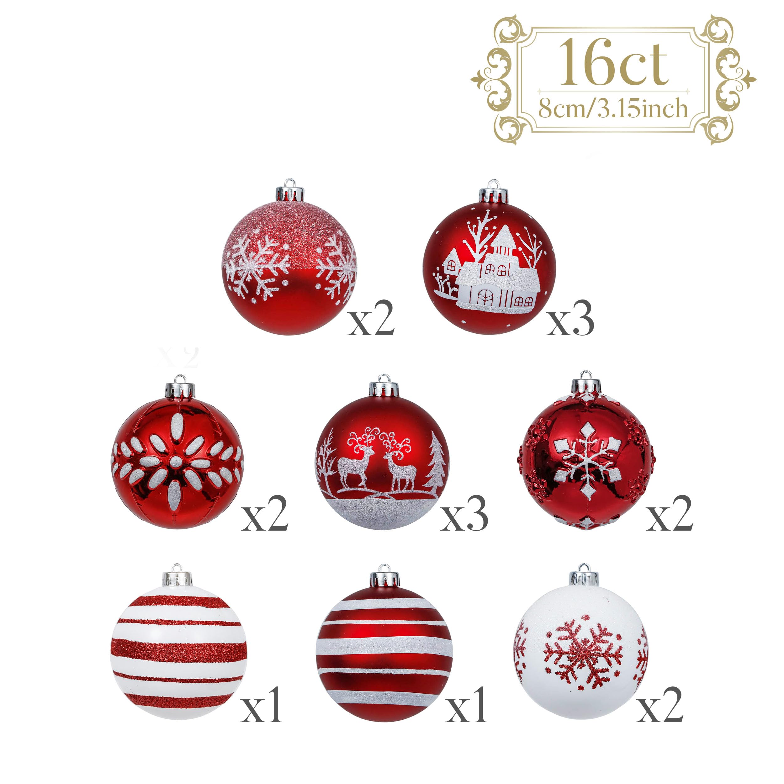 Valery Madelyn ornaments hanging on a decorated tree offering classic holiday ambiance