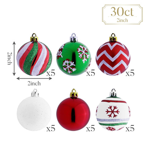 Valery Madelyn ornaments hanging on a lit Christmas tree showing safe shatterproof look