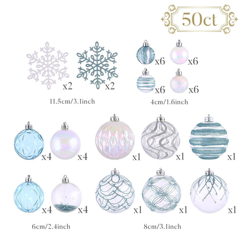 Valery Madelyn ornaments in use on tree creating coastal sparkle and depth
