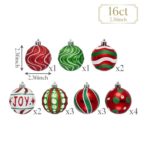 Valery Madelyn ornaments hanging on a Christmas tree adding festive color