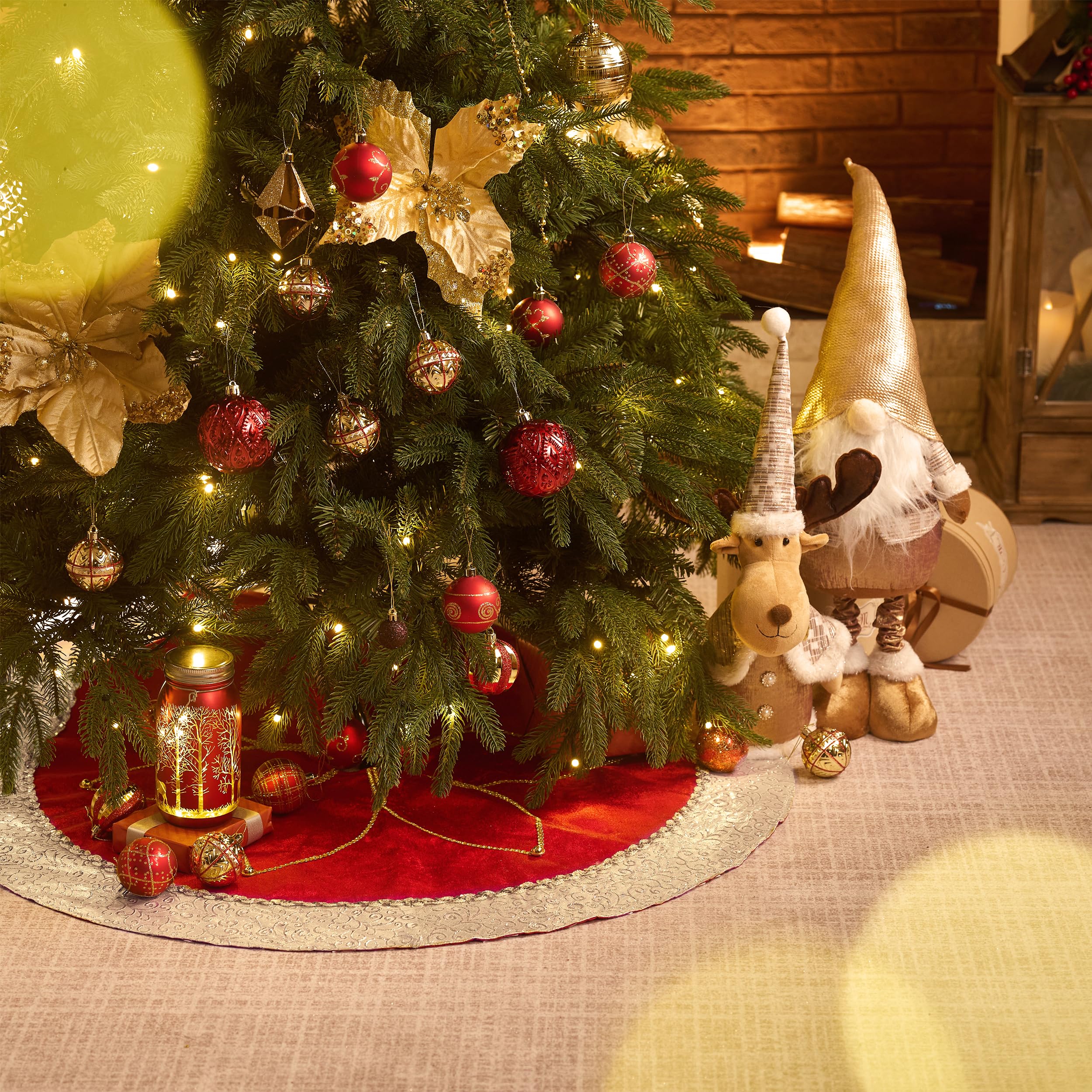 Valery Madelyn lifestyle living room scene enhancing holiday décor ambiance