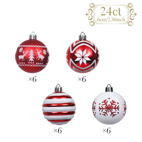 Valery Madelyn matte and shiny ornaments together showing contrast and elegant depth