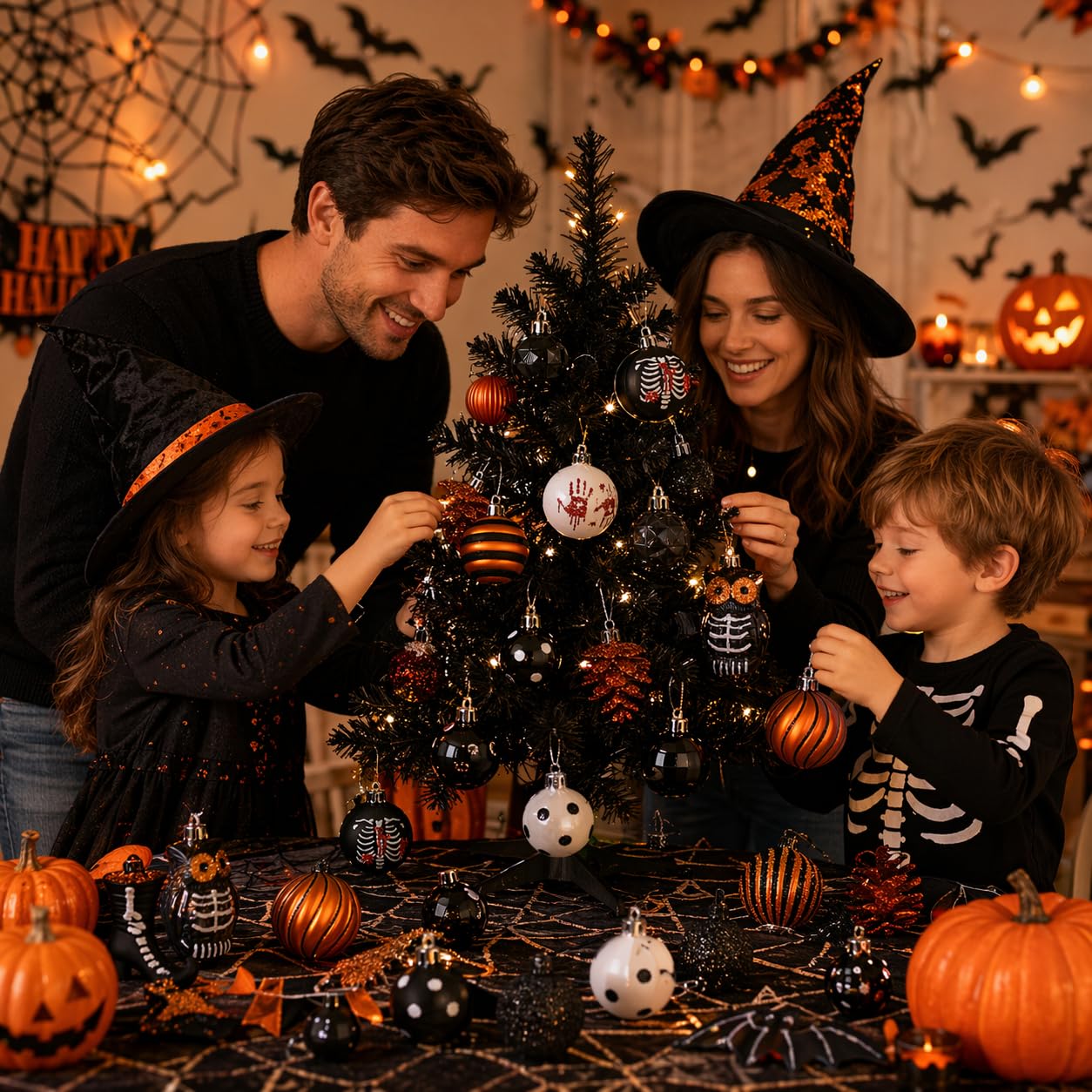 Valery Madelyn novelty shapes close-up highlighting skeleton, bat and owl for playful theme
