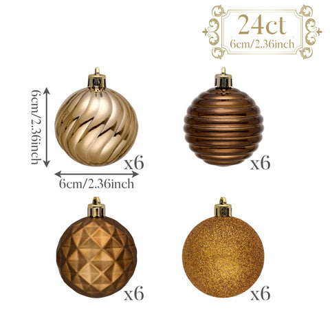 Valery Madelyn ornaments hanging on tree demonstrating safe, festive decoration