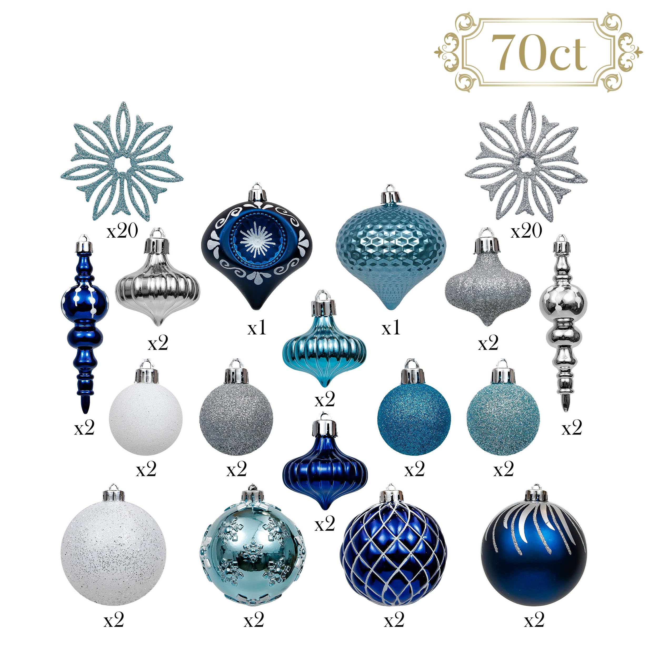 Valery Madelyn engraved patterned ball highlighting snowflake detail benefit elegant appearance