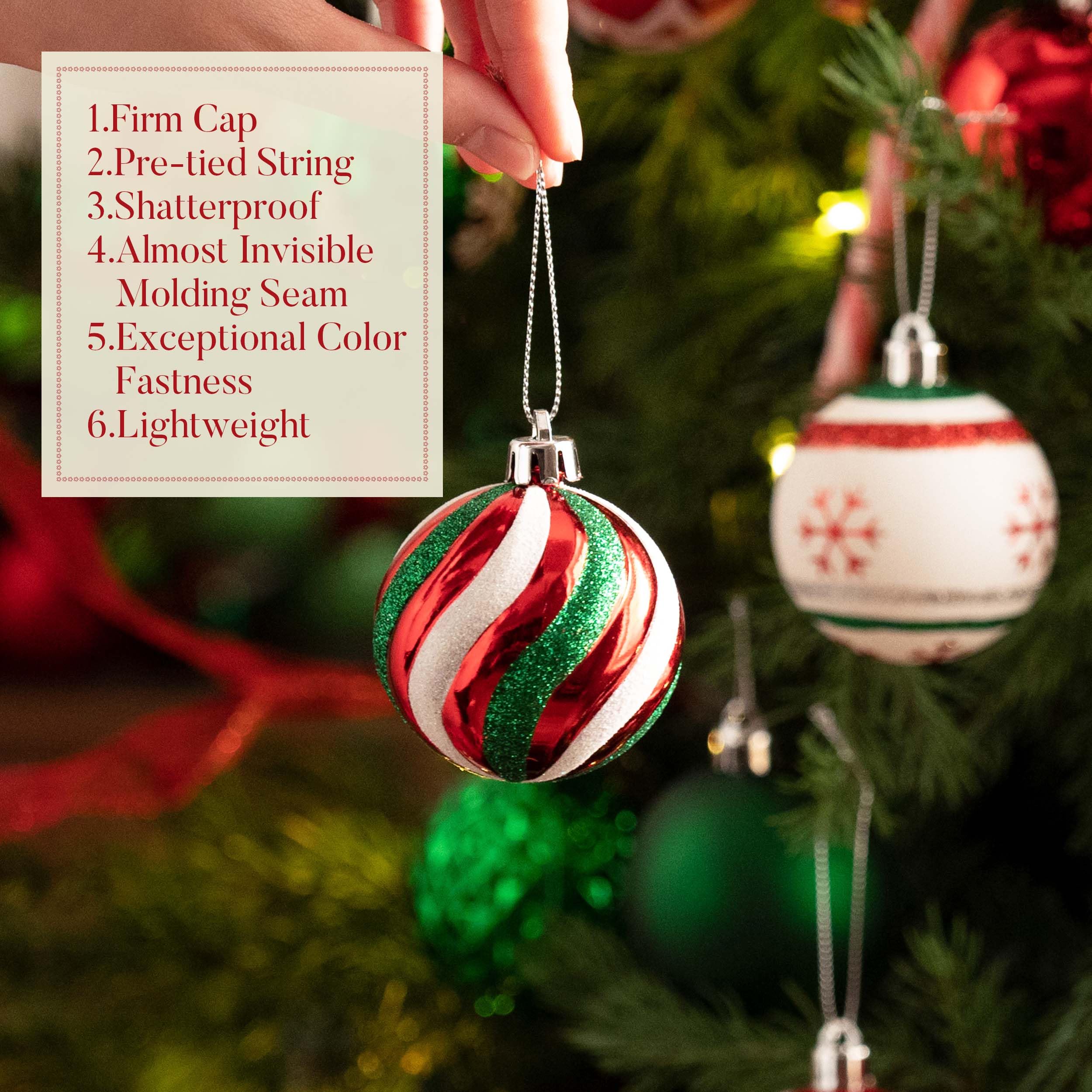 Valery Madelyn ornament held in hand for size comparison indicating compact 2.36-inch scale and easy hanging