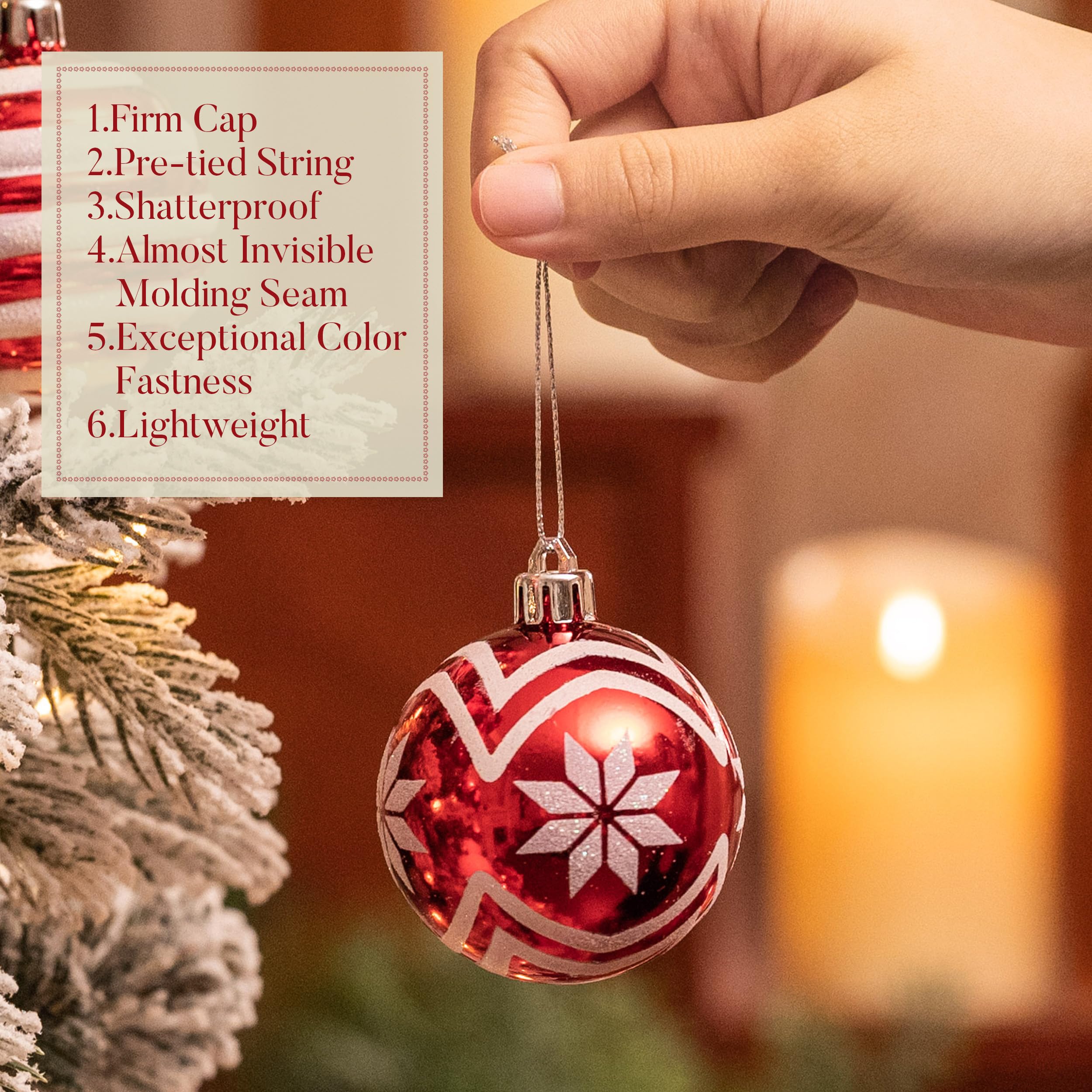 Valery Madelyn ornament beside ruler showing 2.36 inch size for scale clarity