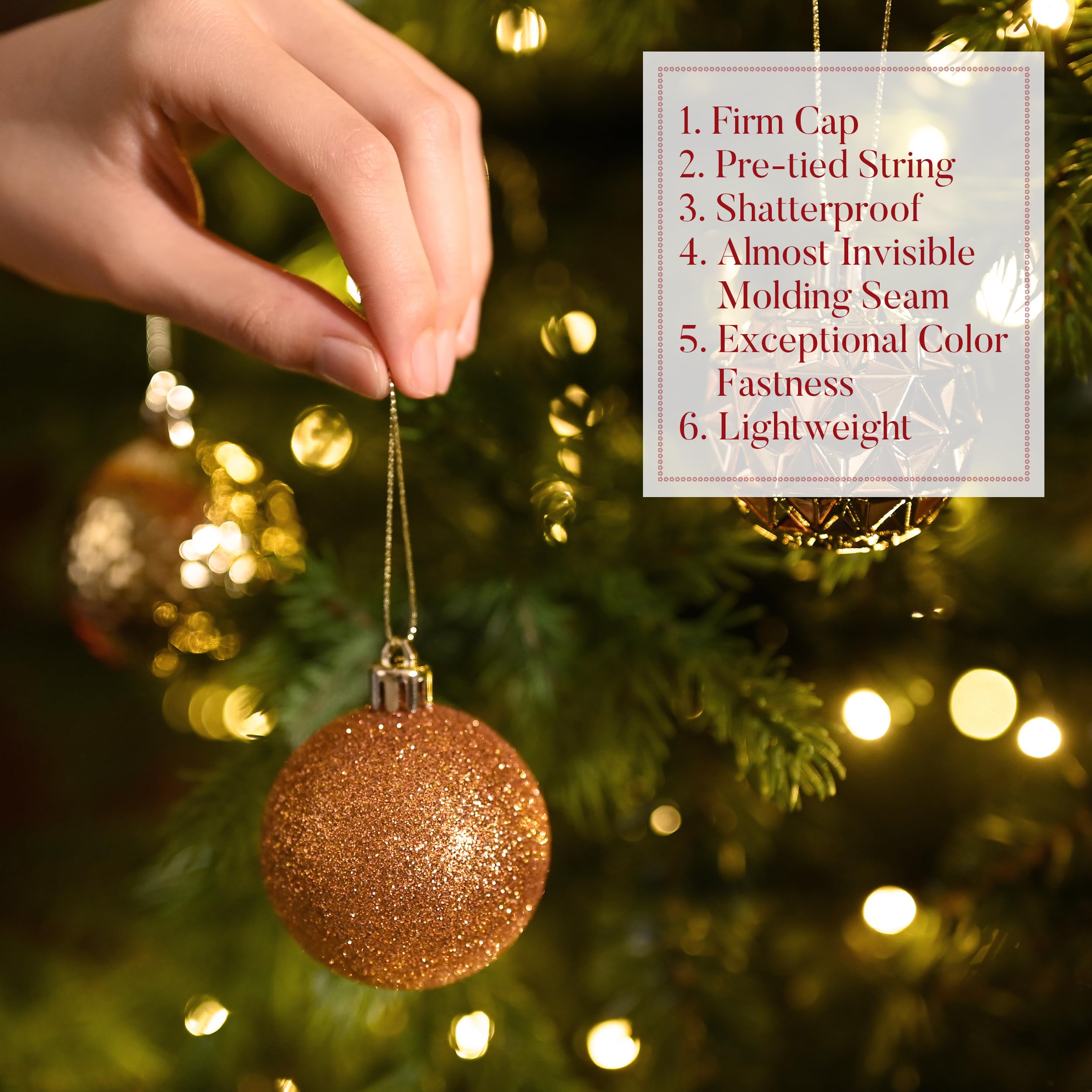 Valery Madelyn ornament in hand showing 2.36 inch scale and lightweight ease