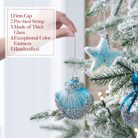 Valery Madelyn ornament held in hand showing lightweight design and easy hanging