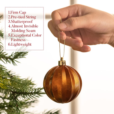 Valery Madelyn ornaments beside a ruler showing 2.76-inch size for scale