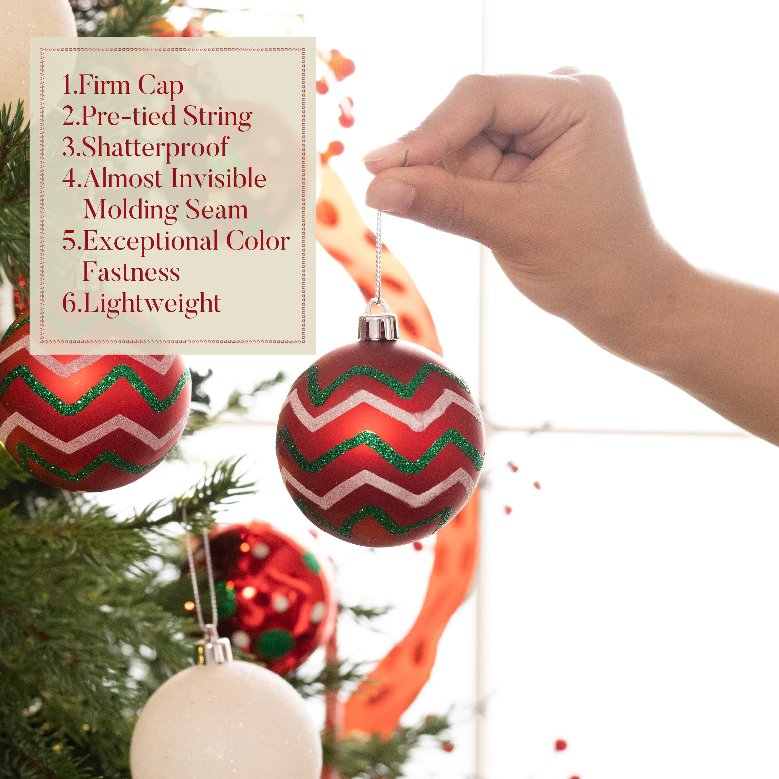 Valery Madelyn ornaments used in a table centerpiece offering coordinated holiday styling