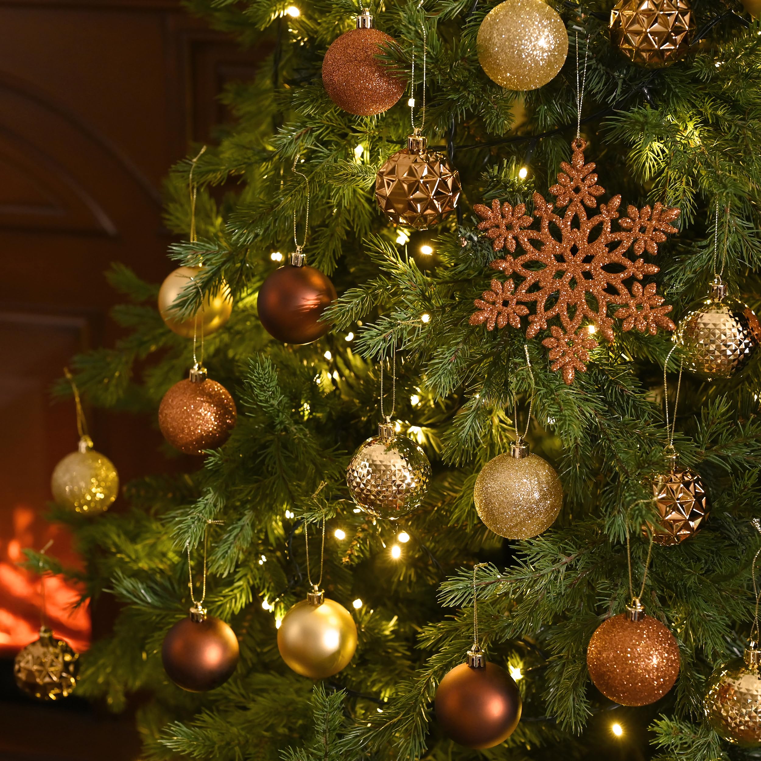 Valery Madelyn ornaments styled in a tabletop centerpiece showing versatile decor use