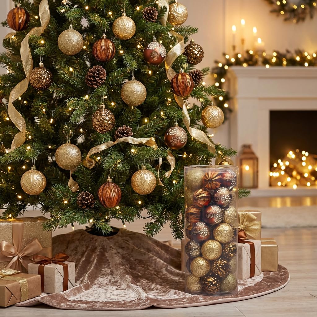 Valery Madelyn ornaments arranged as a tabletop centerpiece enhancing holiday décor