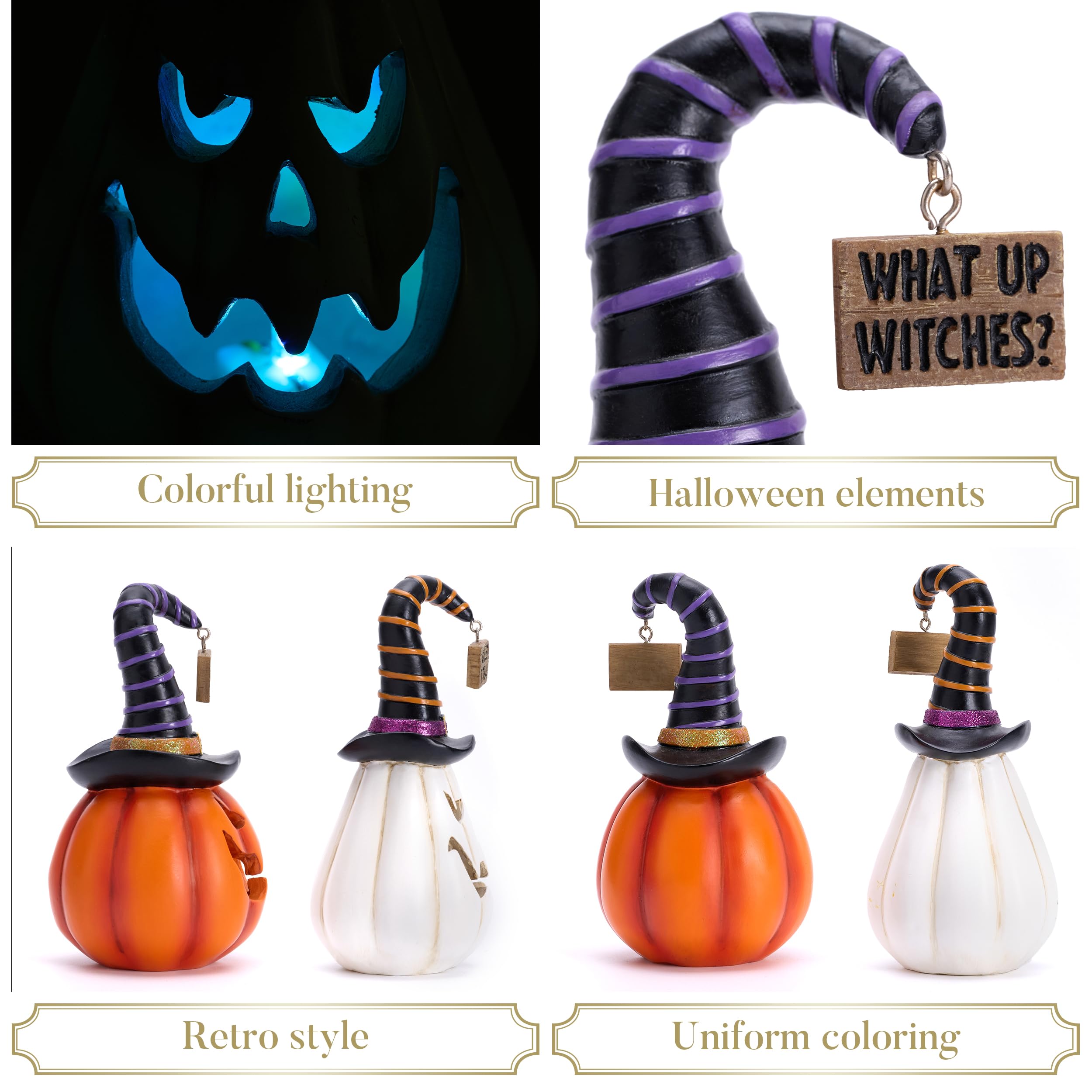 Valery Madelyn witch hat detail with readable playful phrase