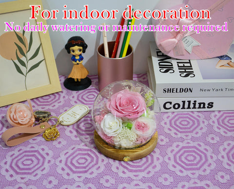 Valley of Rain & Forest lifestyle display on bedside table adding lasting floral ambiance