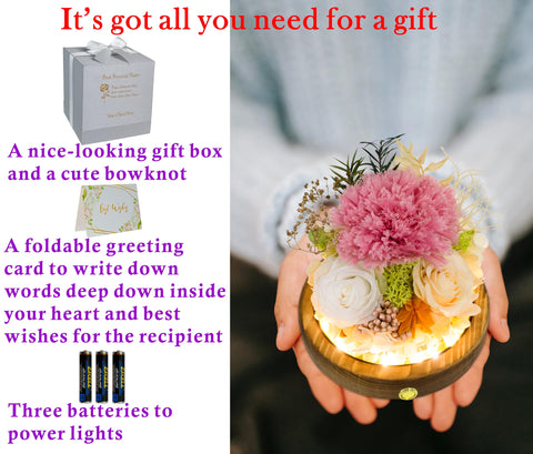 Valley of Rain & Forest gift box open with batteries and greeting card for ready gifting benefit