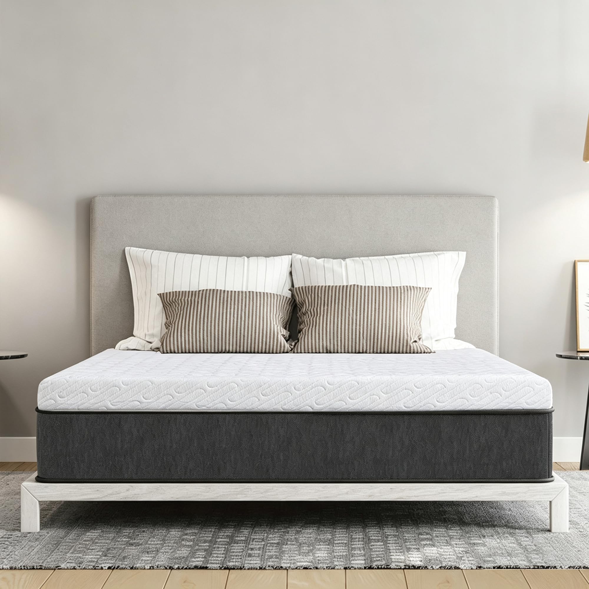 VALUXE queen-size topper with measuring tape showing accurate 60x80x3 inches