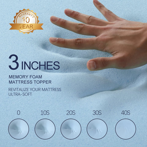 VALUXE topper on bed lifestyle scene illustrating added comfort benefit