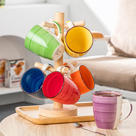 vancasso array of six colors displayed to inspire coordinated table settings