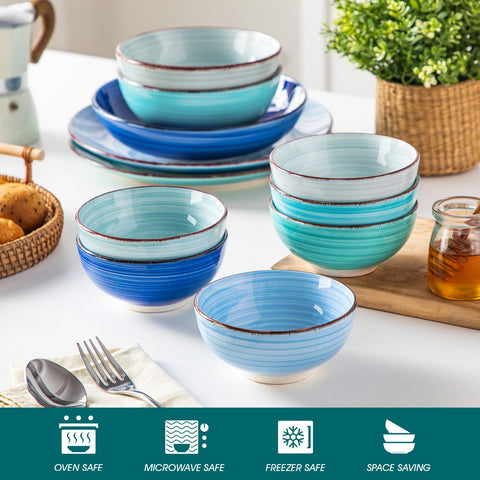 vancasso Bonita held in hand to show 5-inch scale, conveys true size and portion control benefit
