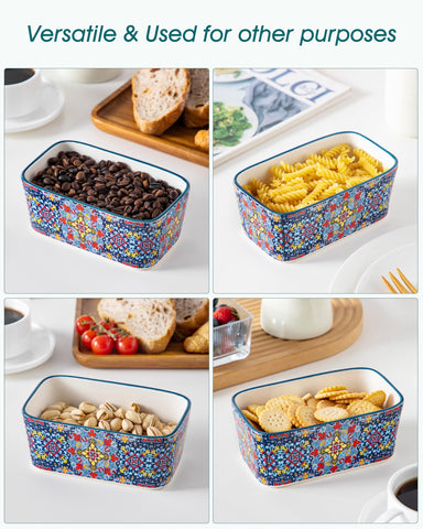 vancasso butter dish staged in breakfast setting adding charm and practical serving appeal