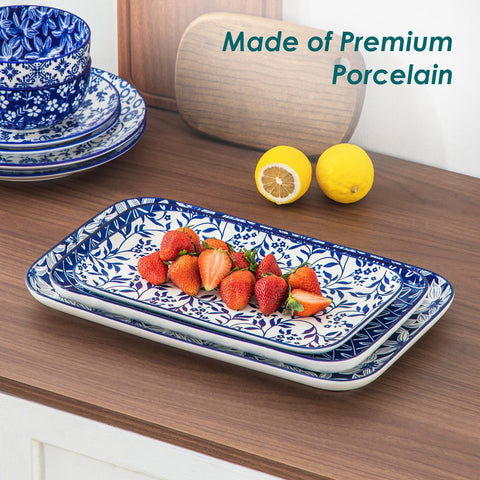 vancasso SELENE small 12-inch platter displaying dessert, demonstrates elegant presentation for sweets