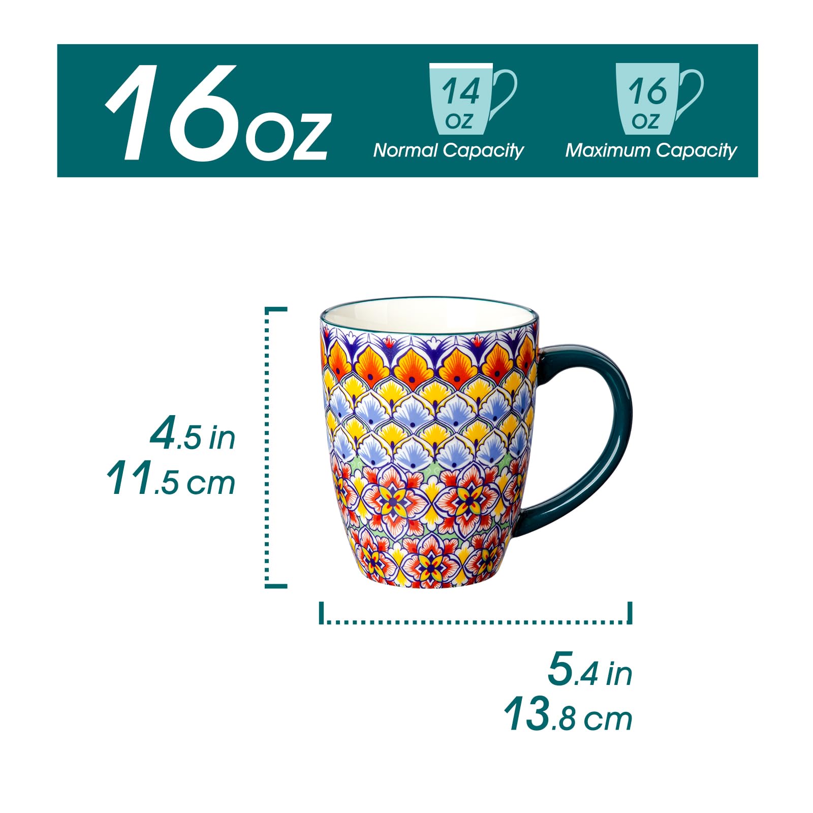 vancasso SIMI close-up of hand-painted bohemian pattern, highlights artisanal detail