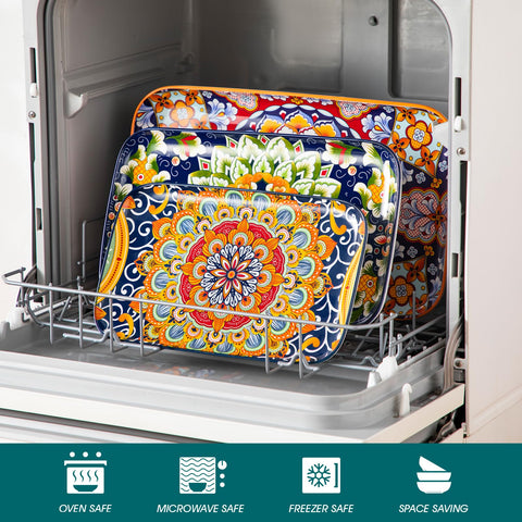 vancasso stacked platters showing compact storage and space-saving design