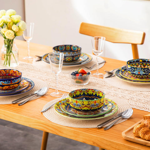 vancasso styled table setting conveying bohemian charm for entertaining