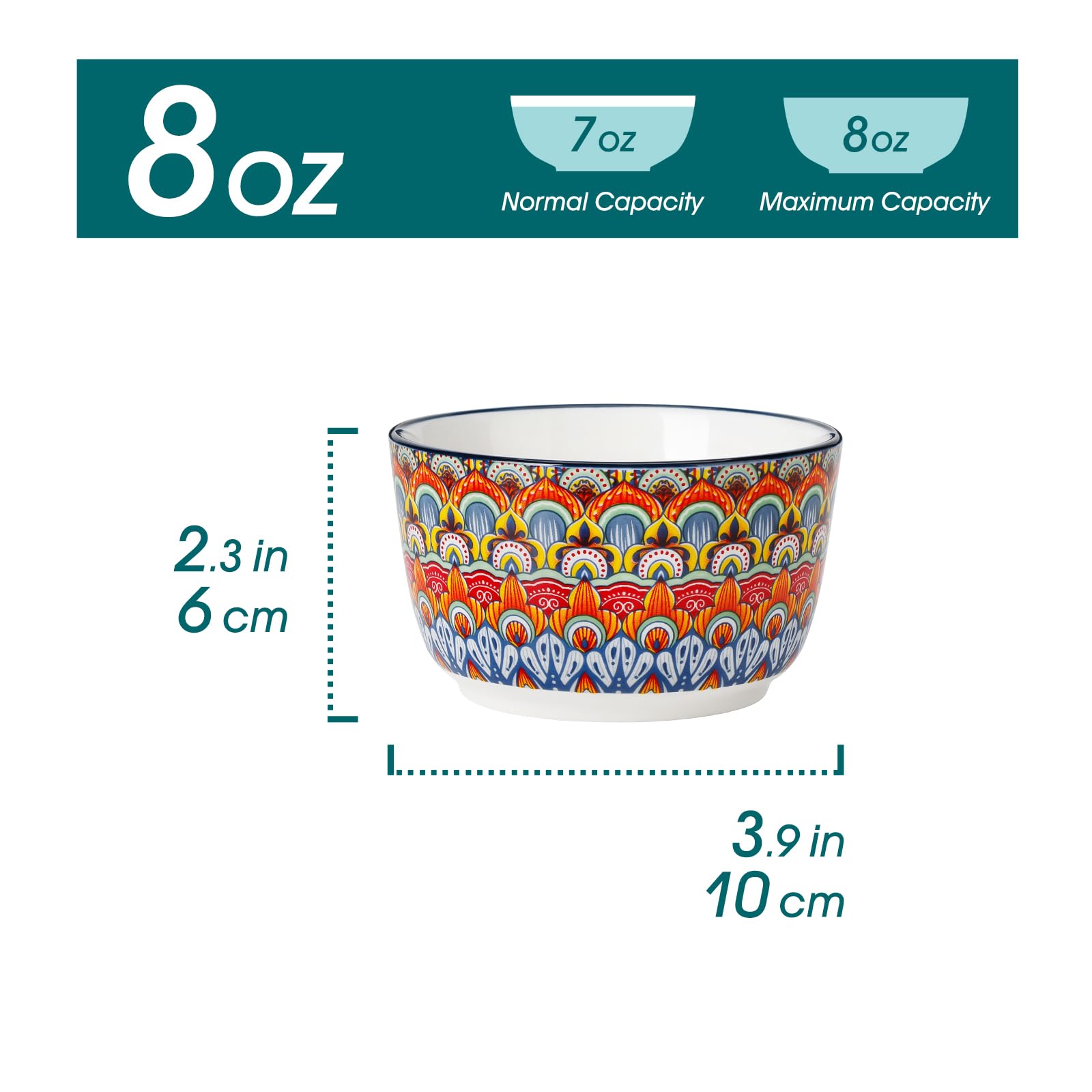 vancasso top-down view displaying interior capacity and smooth glaze benefit