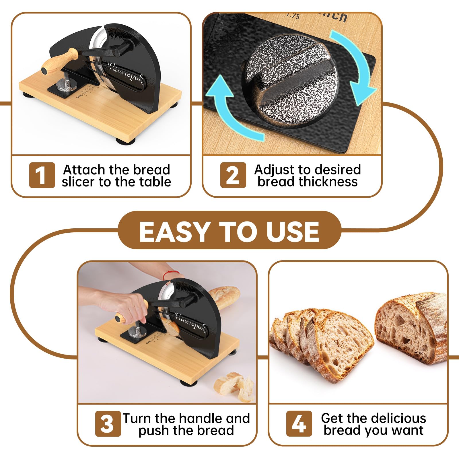 vanerepok sliced loaf arrangement illustrating uniform slice consistency