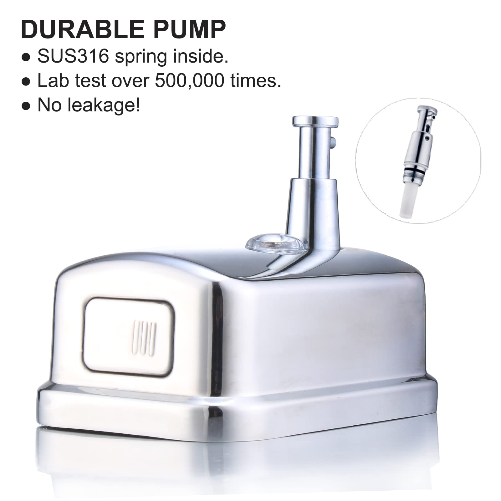 VANNSOO top lid open during refill showing convenient service access