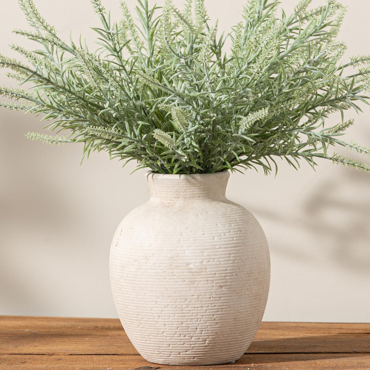 Vanselia front view of rustic ceramic vase showing shape and balance