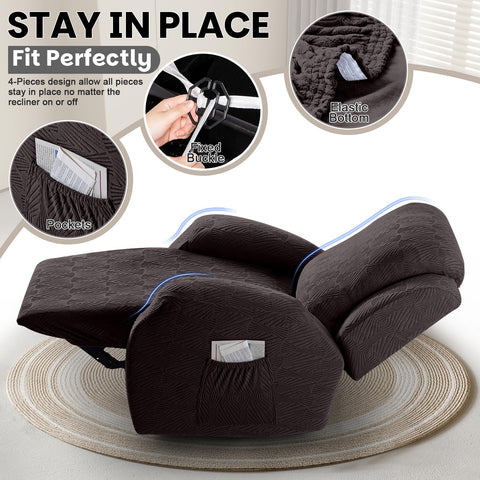 VANSOFY armrest piece with handle hole for easy lever access