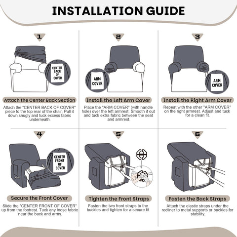 VANSOFY covered recliner in living room showcasing refreshed style