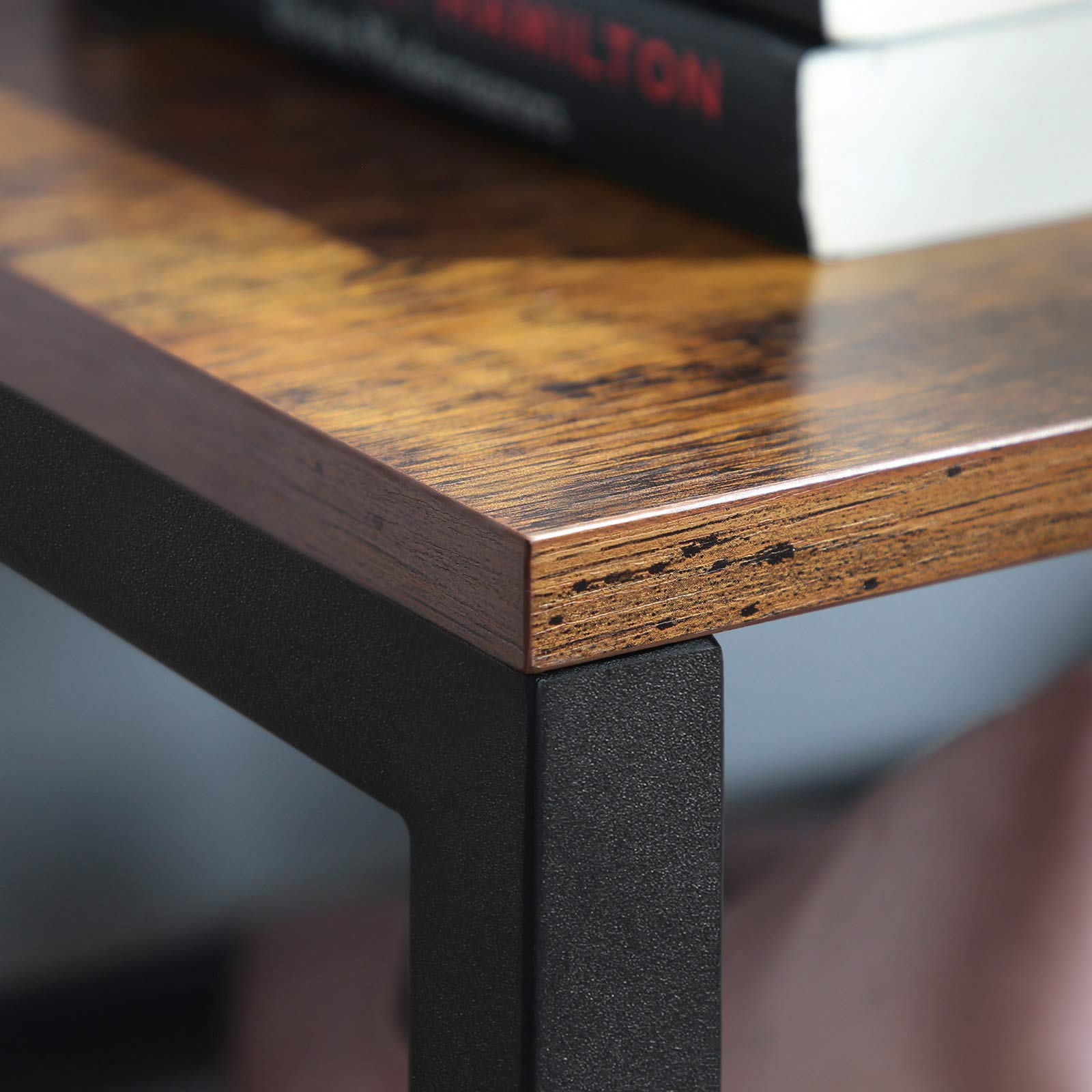 VASAGLE adjustable feet detail showcasing stability on uneven floors