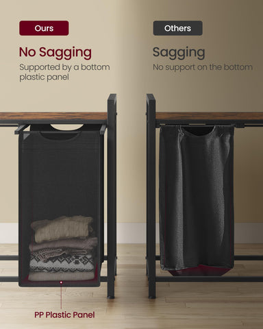VASAGLE adjustable feet close-up ensuring level stability on uneven floors benefit