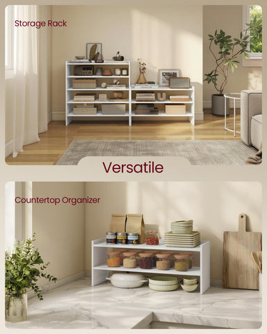 VASAGLE CUSTOS in entryway lifestyle shot showing attractive compact organization benefit